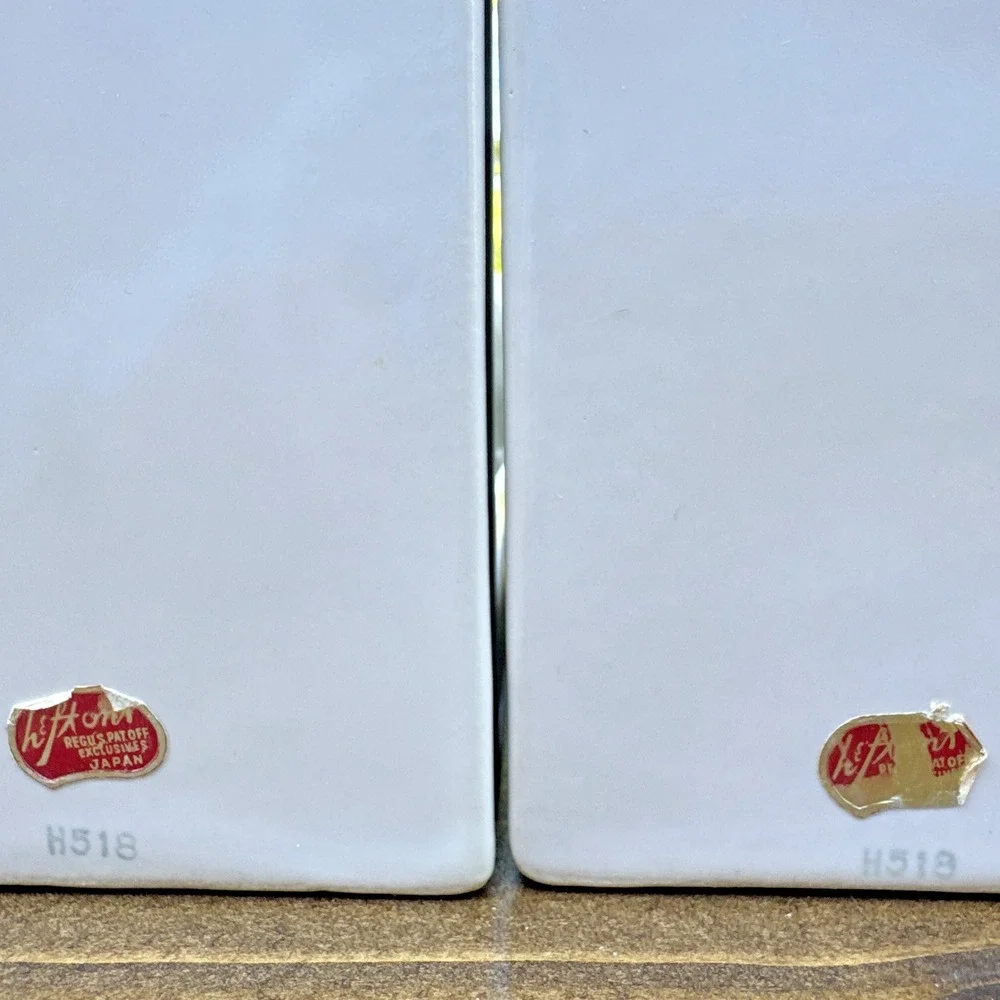 Vintage Lefton Japan White Cat Bookends Ceramic Persian Kitten Book Ends - Picture 3 of 16